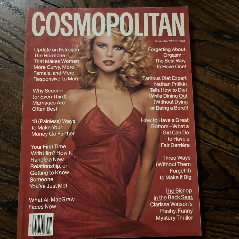 Cosmopolitan Nov 1979 Christie Brinkley Ali McGraw Very Good Cond